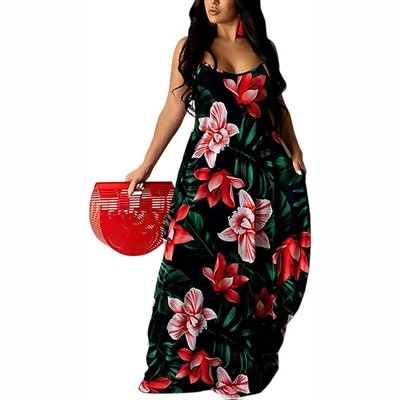 Vestit temàtic hawaià per a dona